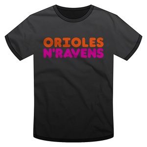 ORIOLES N'RAVENS Baltimore, Coffee, Gym T-shirt